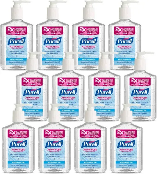 Purell Advanced Hand Sanitizer Gel Pump Bottle