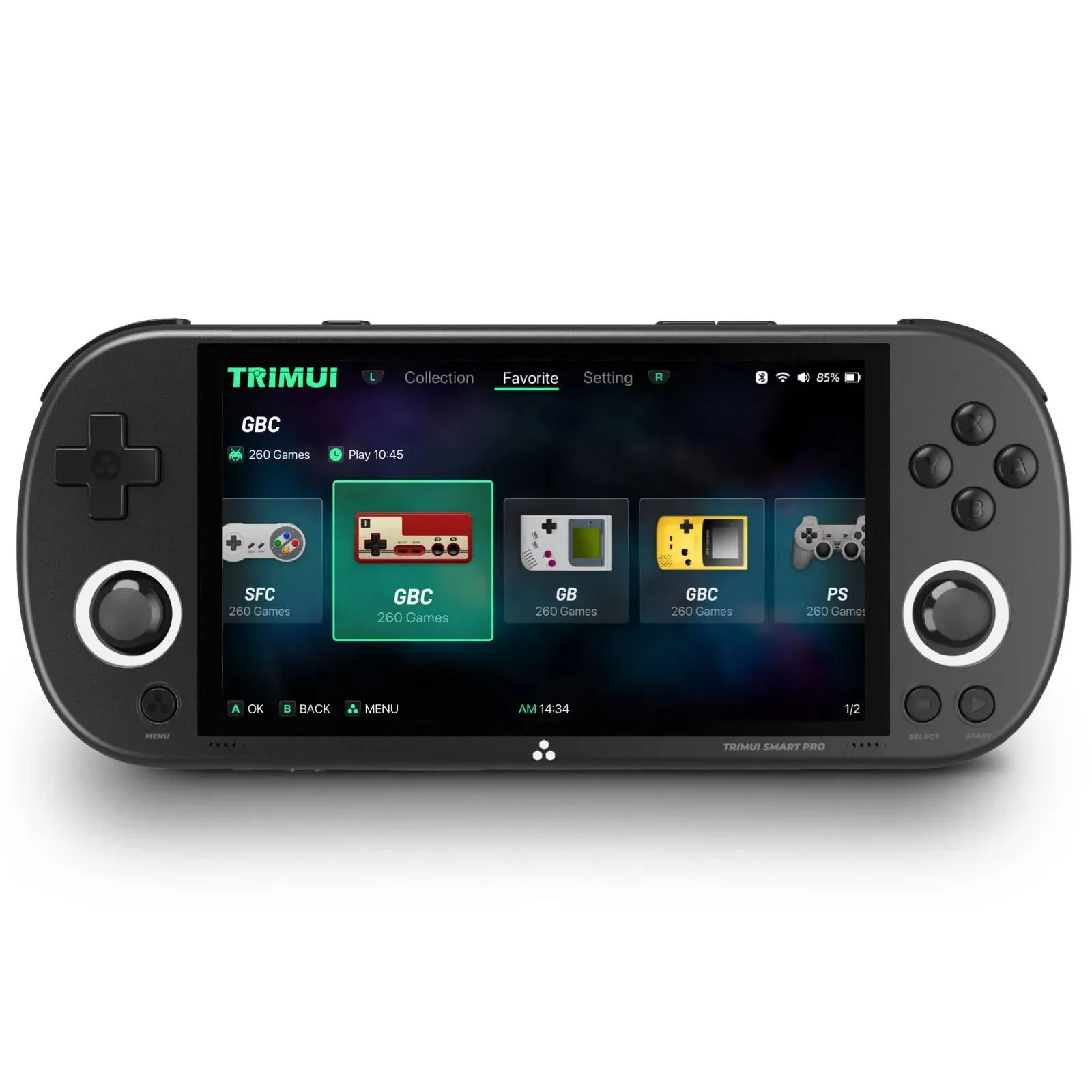 Trimui Smart Pro Retro Handheld Game Console 4.96-inch IPS Screen