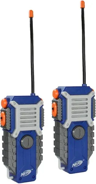 Sakar NERF Walkie Talkies for Kids Powerful 1000ft Range, Speakers, Rugged