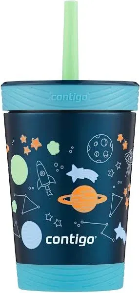 Contigo Kids 12oz Stainless Steel Spill-Proof Tumbler with Straw