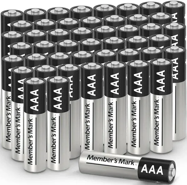 Member's Mark AAA Alkaline Batteries 48 Pack