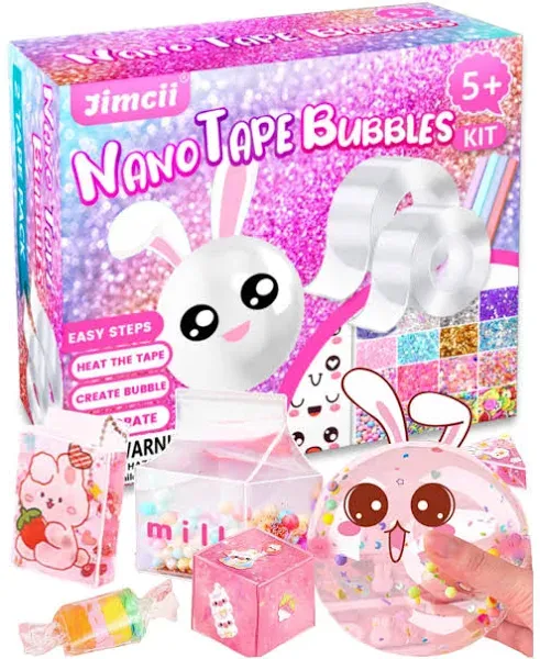 Nano Tape Bubble Kit for Kids with Step-by-Step Video Tutorial, Nano Double S...