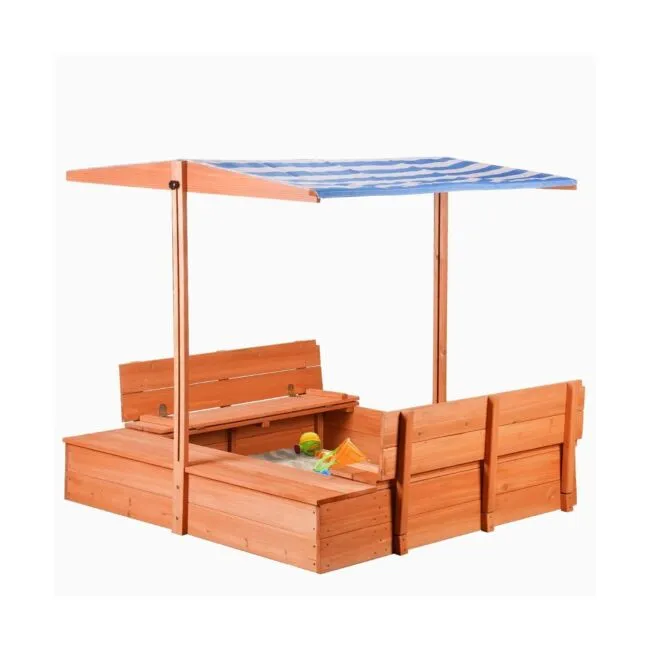 Agitree Kids Wooden Sandbox