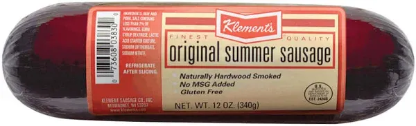 Klement's Beef Summer Sausage