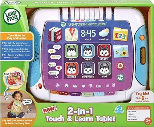 Leapfrog 2 in 1 Touch and Learn Tablet Educational Learning System