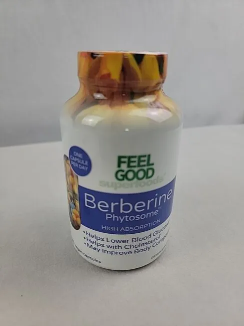 Feel Good Berberine Phytosome High Absorption 120 Capsules