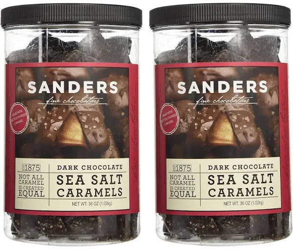 Sanders Dark Chocolate Sea Salt Caramels