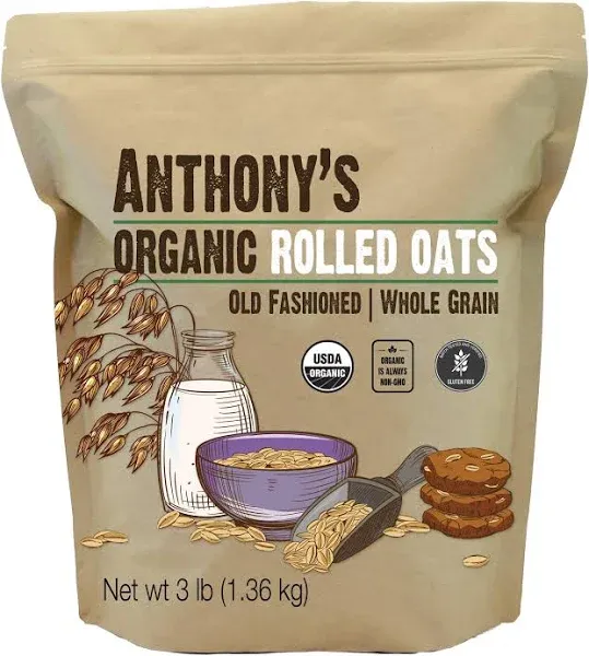 Anthony's Organic Rolled Oats