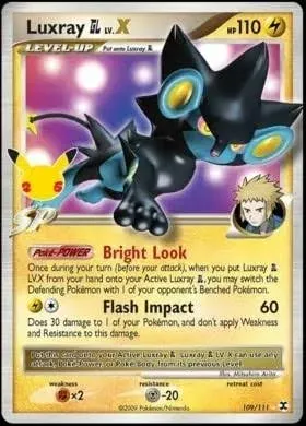 Luxray GL LV.X Celebrations Classic Collection