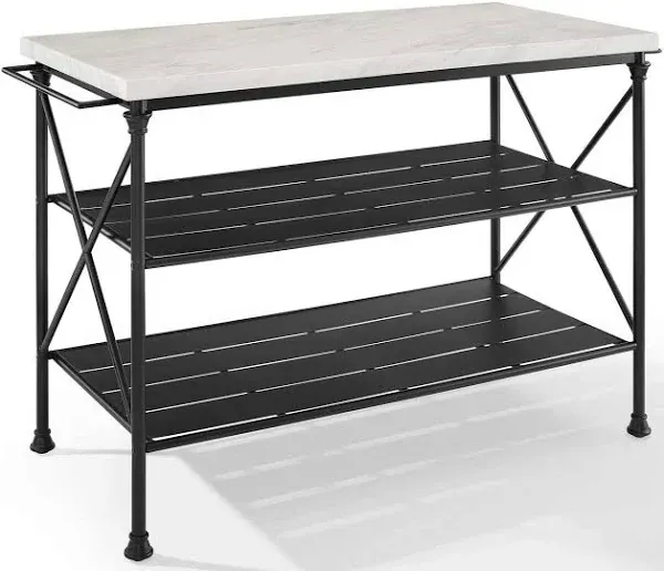 Crosley Madeleine Kitchen Island - Black