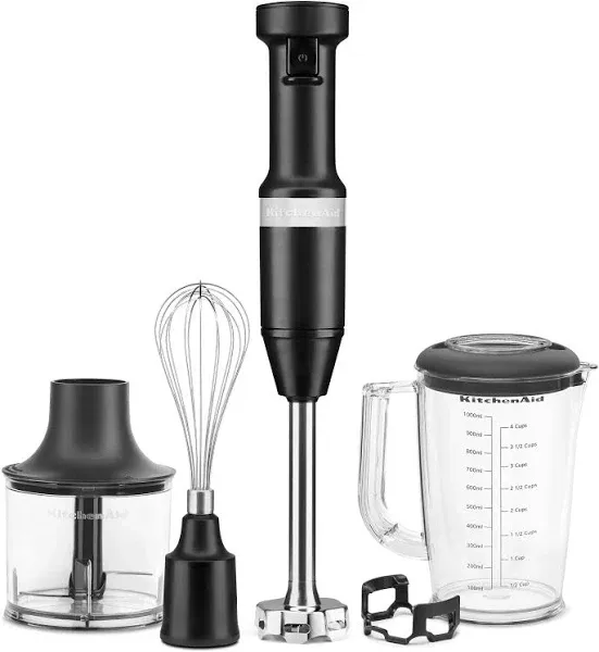 KitchenAid Variable Speed Corded Hand Blender with Accessories