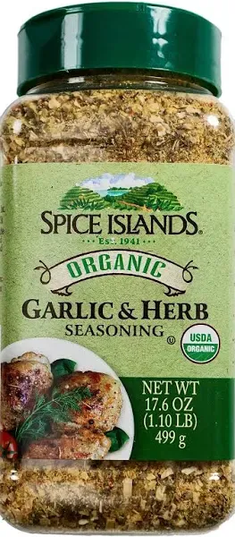 Spice Islands Organic Garlic & Herb Seasoning