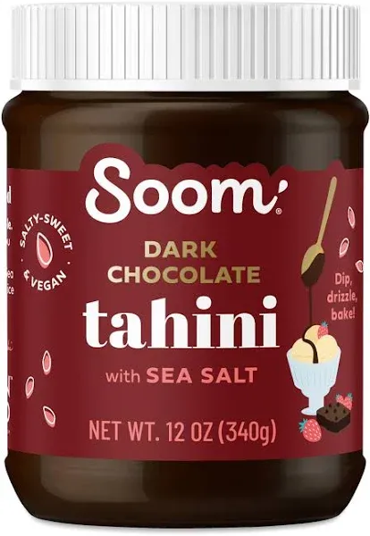 Soom Dark Chocolate Sea Salt Tahini