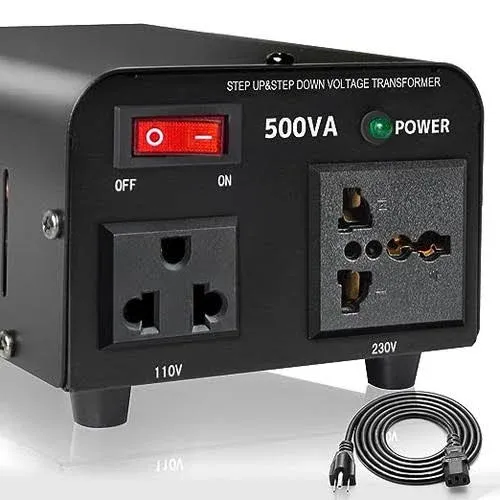 500W Voltage Transformer Power Converter(220V to 110V, 110V to 220V) Step Up/Dow