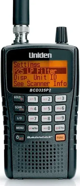 Uniden BCD325P2 TrunkTracker V Handheld Scanner