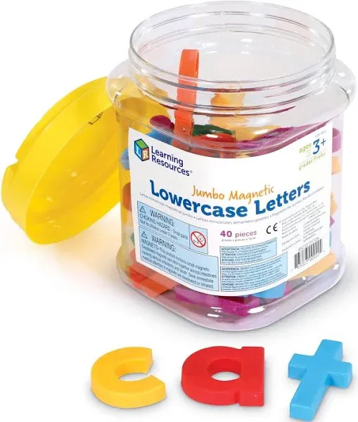 Learning Resources Jumbo Magnetic Lowercase Letters