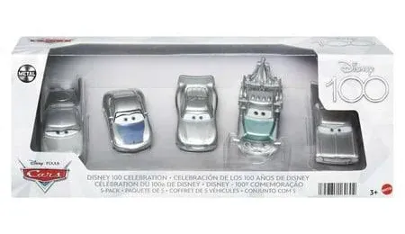 MATTEL/DISNEY-<wbr/>Pixar CARS 100 Celebration 5 Pack Flo Sally Lightning Mater Ramone