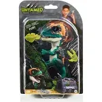 WowWee Untamed Raptor Fingerlings - Fury Blue - Interactive Collectible Dinosaur