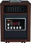 Dr Infrared Heater , with Humidifier, Oscillation Fan, Walnut