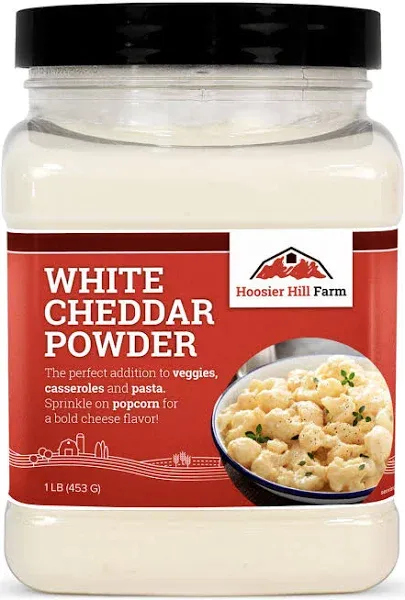 Premium White Cheddar Cheese Powder, Natural (1 lb) Gluten Free 