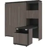 Bestar Orion Murphy Bed and Shelving Fold-Out Desk