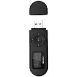 MP3 Player,USB MP3 Player with FM Radio,Voice Recorder,idoooz U2 8GB Music Player Support One-Button for Recording (Black)