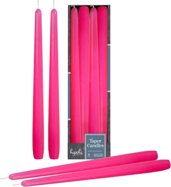 Hyoola Pink Taper Candles