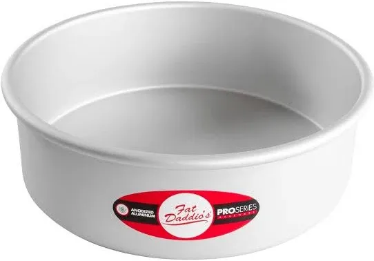 Fat Daddio&#39;s ProSeries 8 in. Round Cake Pan Silver 1 pc