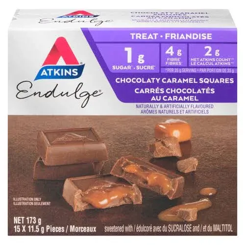 Atkins Endulge Chocolaty Caramel Squares (11.5 g, 15 ct)