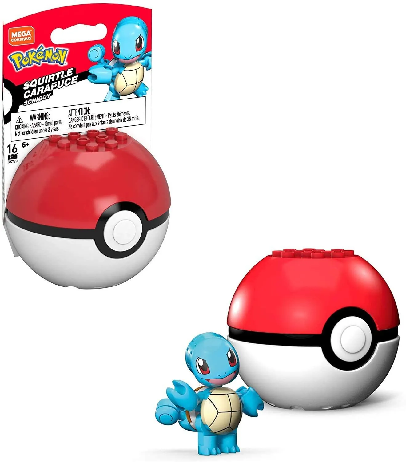 Mega Construx Pokemon Figure, Squirtle