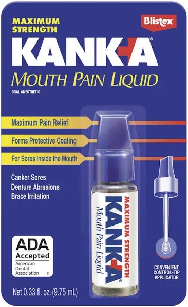 Kank-A Mouth Pain Liquid Professional Strength