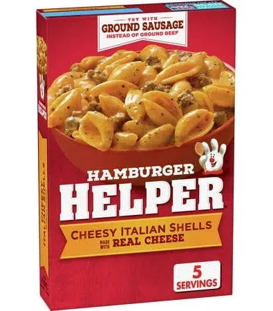 Betty Crocker Hamburger Helper Cheesy Italian Shells