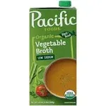 Pacific Foods Organic Low Sodium Vegetable Broth - 32 fl oz