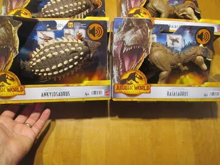 Jurassic World Park Dominion Roar Strikers Sound Ankylosaurus Dinosaur Mint NIB