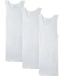 Fruit of The Loom Men&s A-Shirt - White 3 Pack