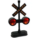 Hayes 15887 Railroad Train / Track Crossing Sign with Flashing Lights and Sounds