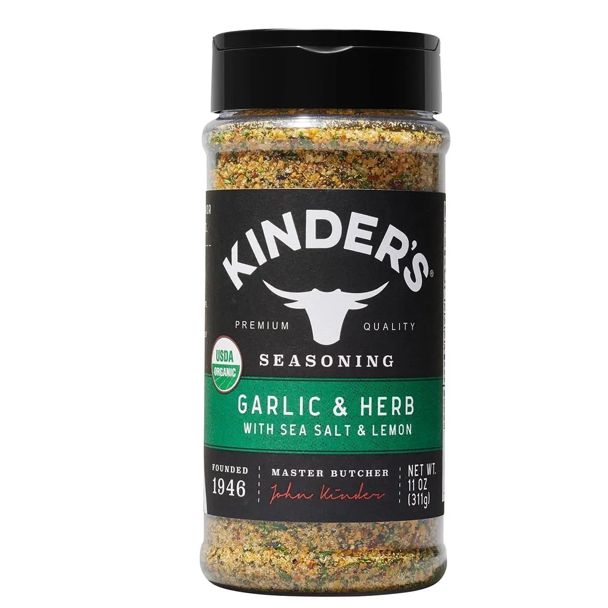 Kinder's Organic Garlic & Herb with Sea Salt & Lemon Seasoning