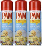 Pam Baking Spray with Flour 5 fl oz Pack , 15 Ounce, Pack of 3