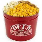 Del's Popcorn Shop 2 Gallon Popcorn Tin Gift