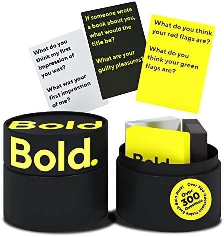 Bold Conversation and Question Card Game