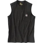 Carhartt Men's Black Workwear Pocket Sleeveless T-Shirt