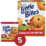 Entenmann's Little Bites Chocolate Chip Muffins (8.25 oz, 5 ct)