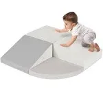 Best Choice Products 4-Piece Kids Climb &amp; Crawl Soft Foam Block Activity Play...