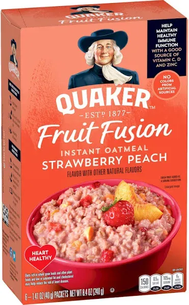 Quaker Fruit Fusion Instant Oatmeal