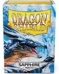 Dragon Shield (100) Matte Sleeves Sapphire