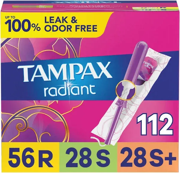 Tampax Radiant Tampons