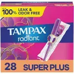 Tampax Radiant Tampons