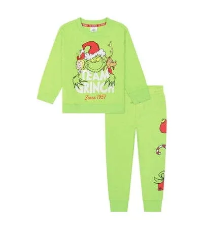 Dr. Seuss The Grinch Toddler Printed Sweatshirt and Jogger Set