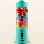 Personal Portable Smoothie Blender That Crush Ice - Light Blue