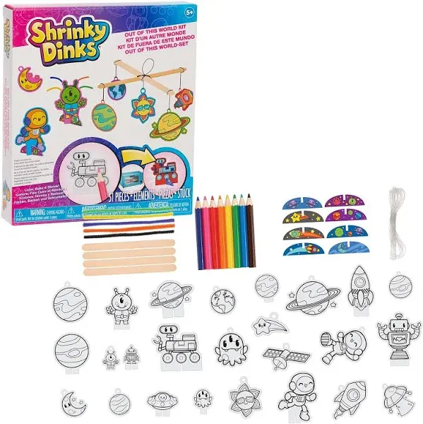 Shrinky Dinks Out of This World 51-Piece Arts and Crafts Kit